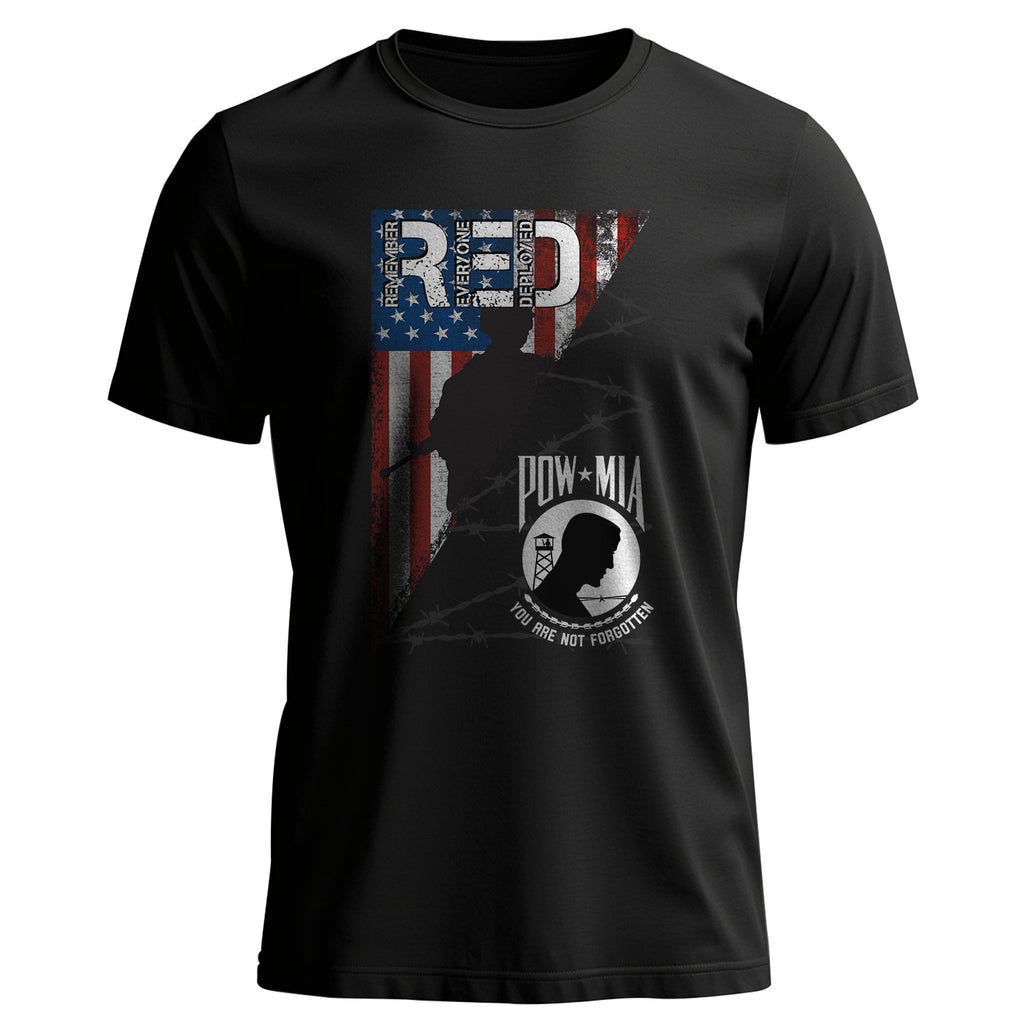 POW MIA Veteran Military Remembrance T-Shirt product image 1