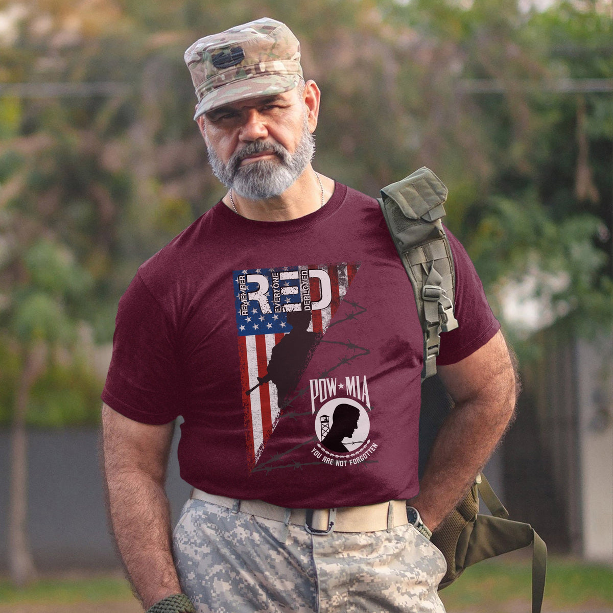 POW MIA Veteran Military Remembrance T-Shirt product image 11