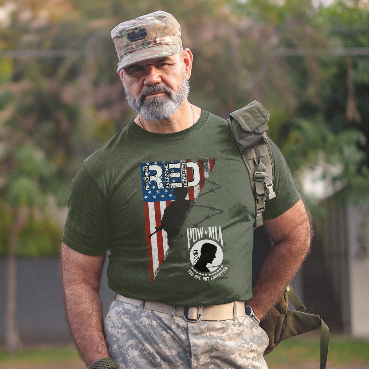 POW MIA Veteran Military Remembrance T-Shirt product image 6