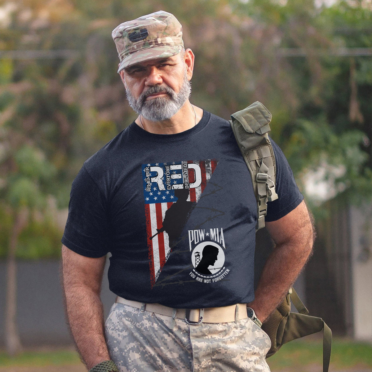 POW MIA Veteran Military Remembrance T-Shirt product image 14