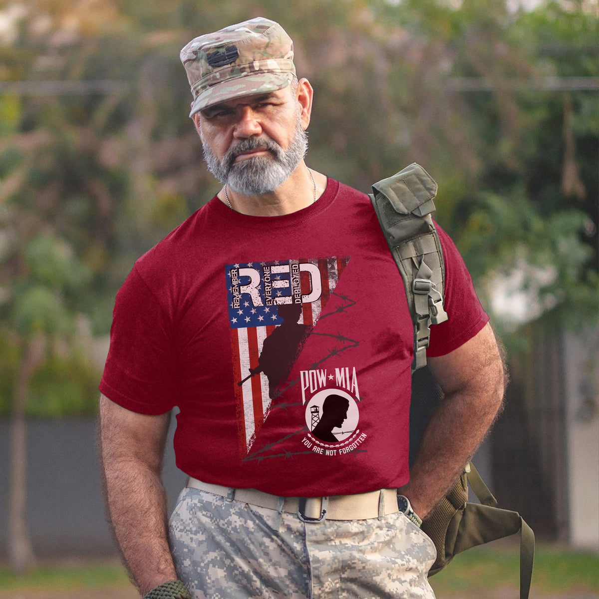 POW MIA Veteran Military Remembrance T-Shirt product image 9