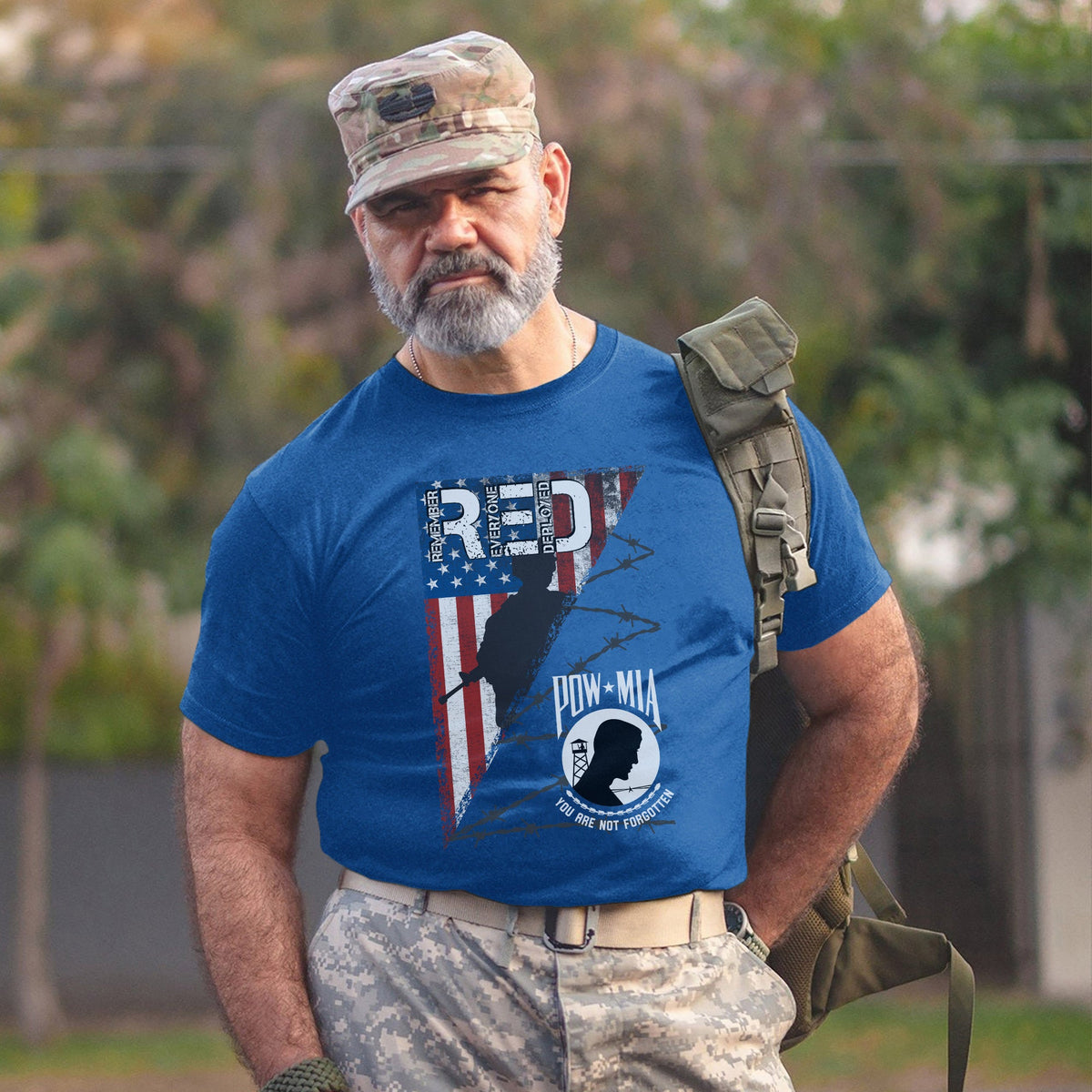 POW MIA Veteran Military Remembrance T-Shirt product image 10