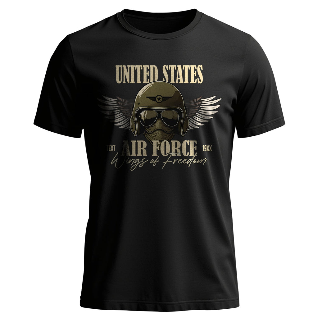 Wings of Freedom Air Force Personalized T-Shirt product image 1