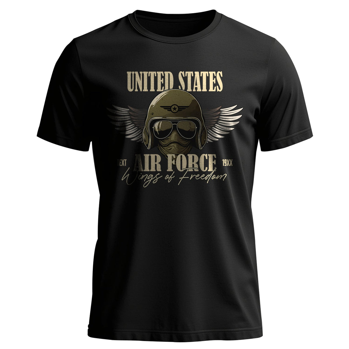 Wings of Freedom Air Force Personalized T-Shirt product image 1