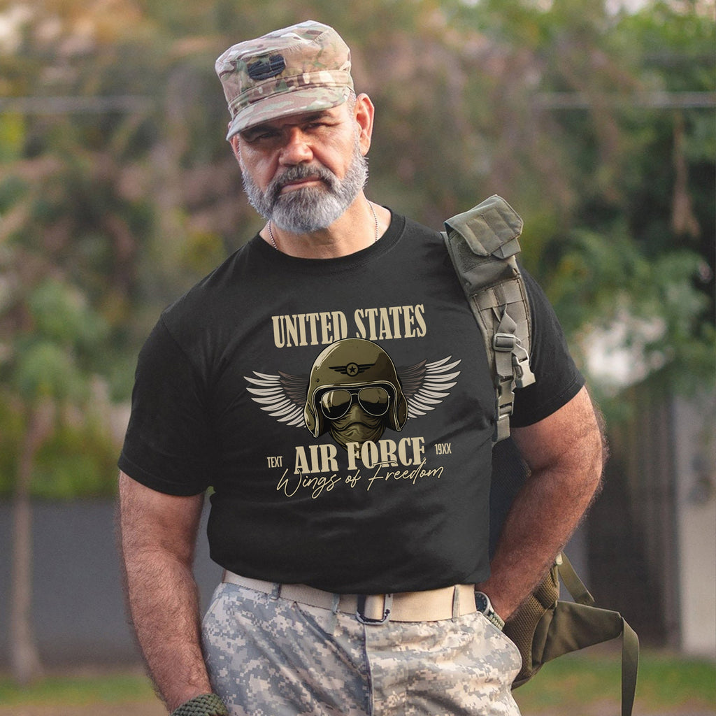 Wings of Freedom Air Force Personalized T-Shirt product image 12