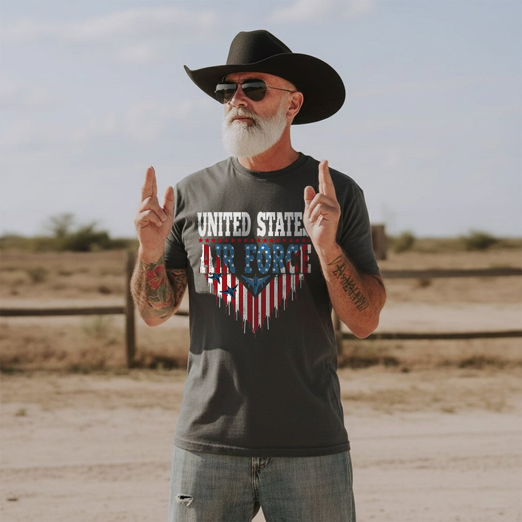 United States Air Force Military Veteran T-Shirt product image 4