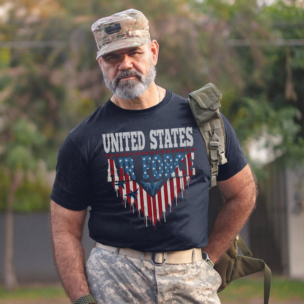 United States Air Force Military Veteran T-Shirt product image 14