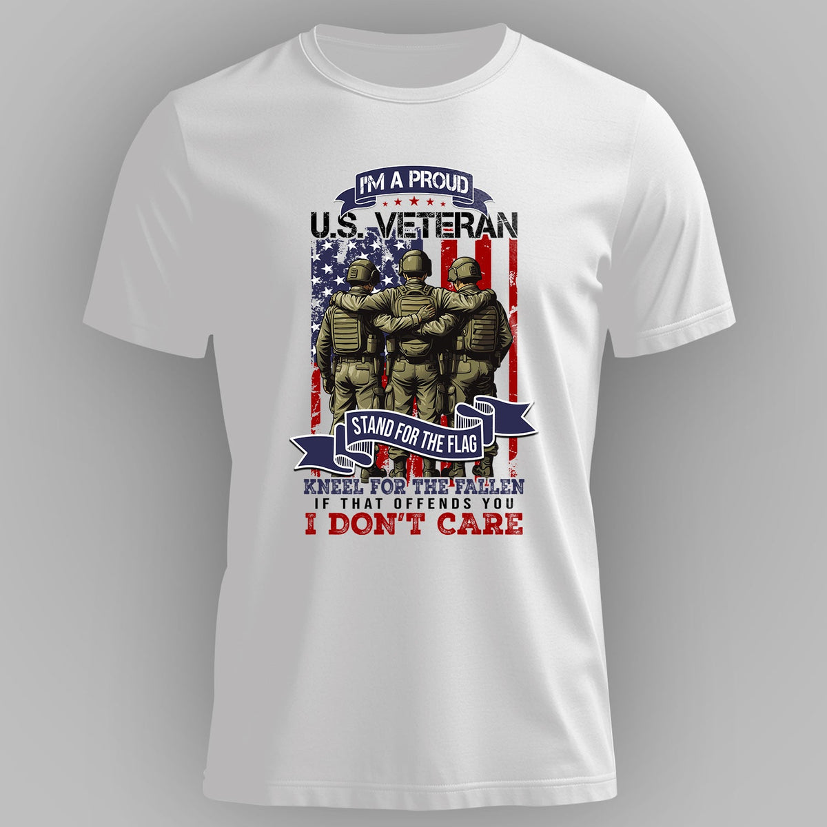 I’m a Proud US Veteran Stand for the Flag T-Shirt product image 1