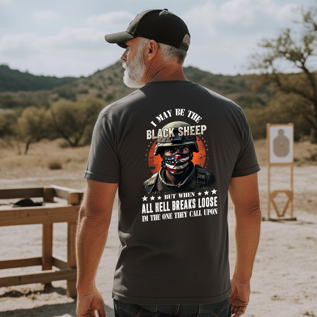 I May Be the Black Sheep but When All Hell T-Shirt product image 4