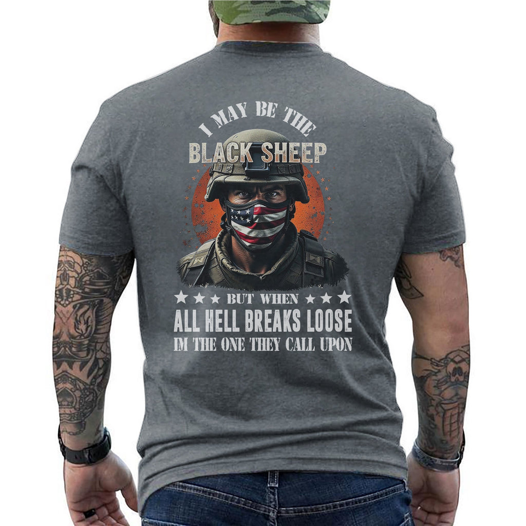 I May Be the Black Sheep but When All Hell T-Shirt product image 13