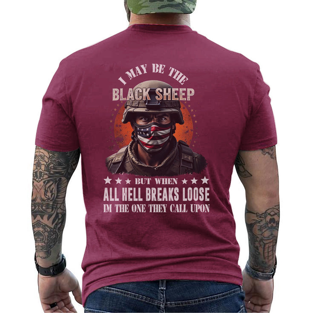 I May Be the Black Sheep but When All Hell T-Shirt product image 11