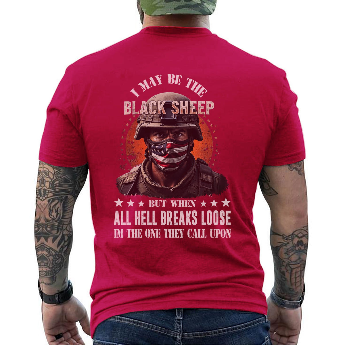 I May Be the Black Sheep but When All Hell T-Shirt product image 9