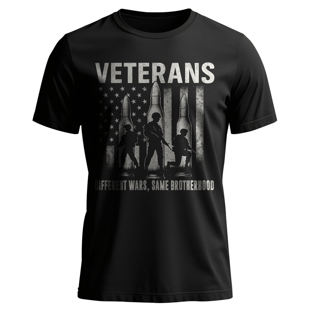 US Army Different Wars Same Brotherhood T-Shirt product image 1