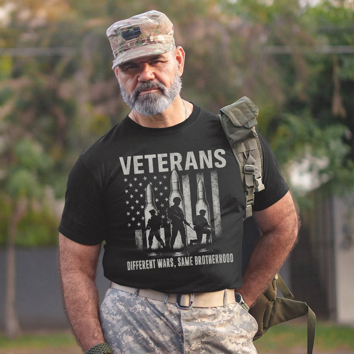 US Army Different Wars Same Brotherhood T-Shirt product image 12