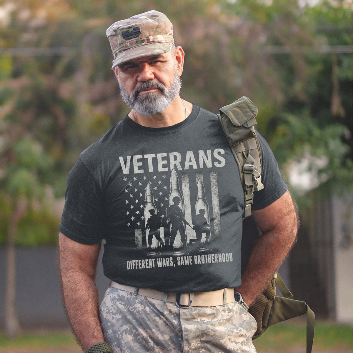 US Army Different Wars Same Brotherhood T-Shirt product image 13