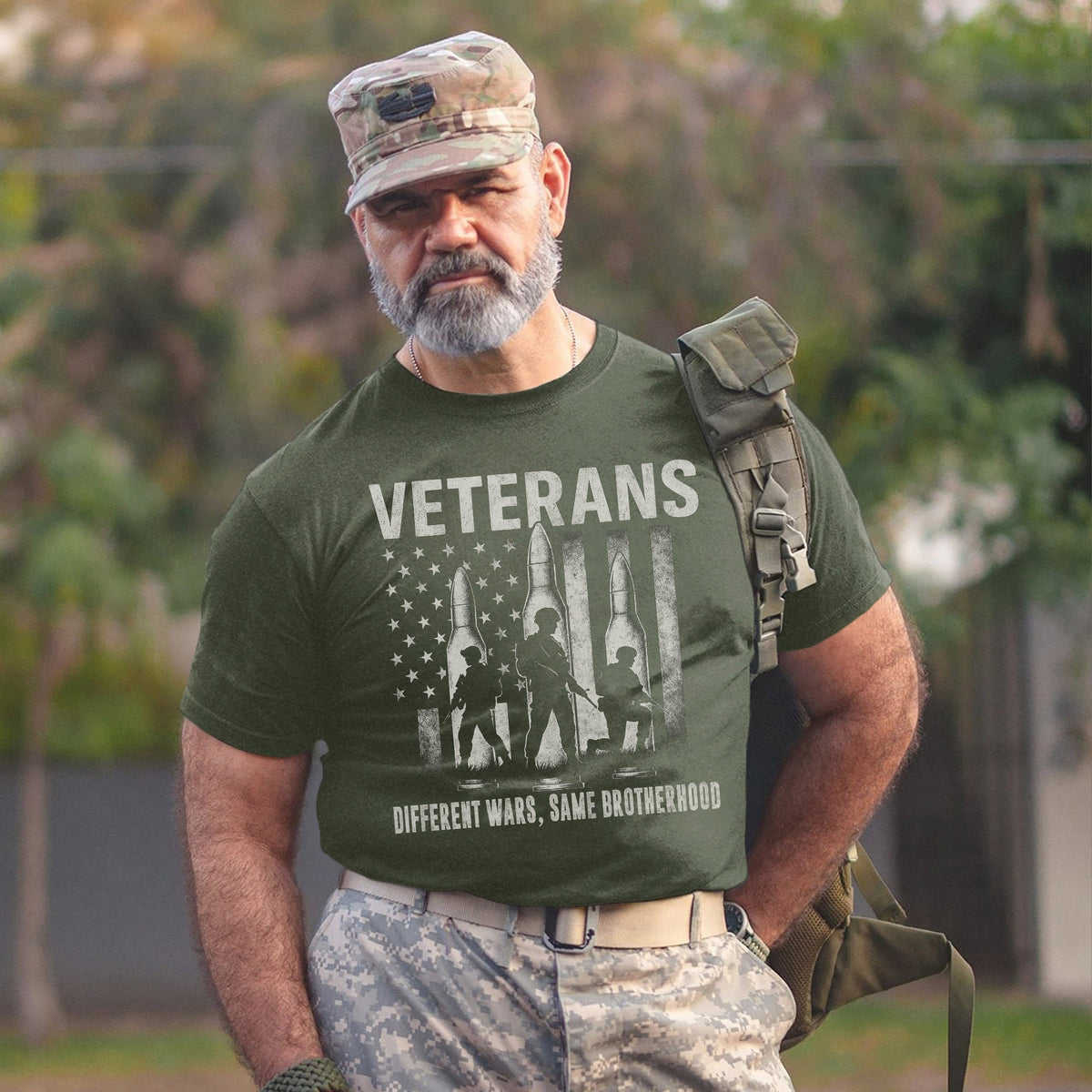 US Army Different Wars Same Brotherhood T-Shirt product image 6
