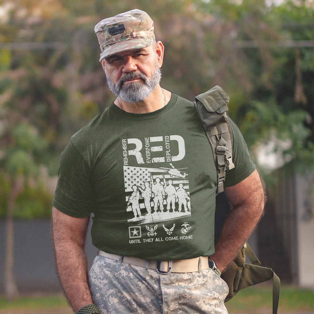 Red Friday Support Our Deployed T-Shirt product image 6