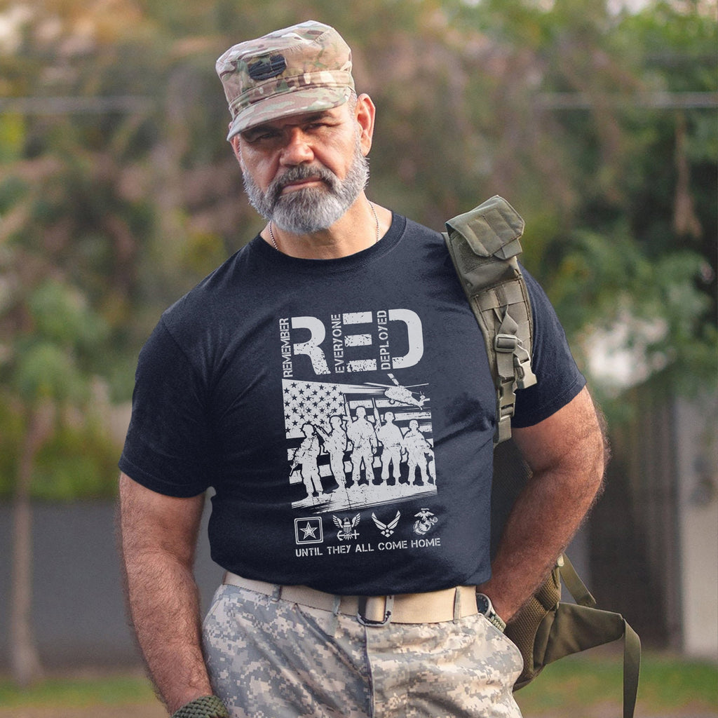 Red Friday Support Our Deployed T-Shirt product image 14