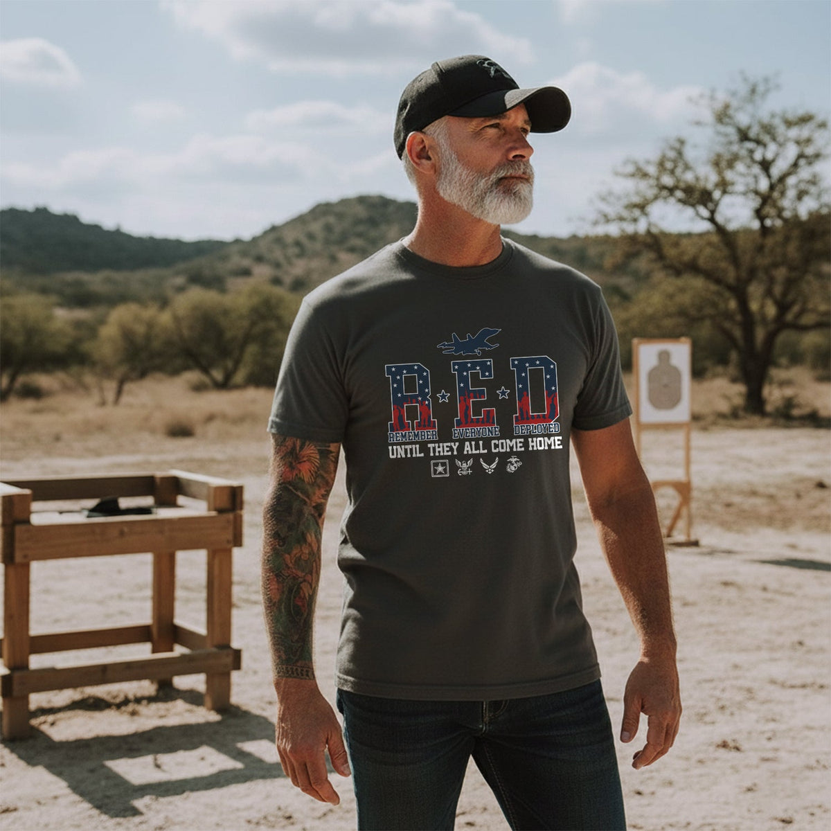 Red Friday Remember Everyone Deployed T-Shirt product image 5
