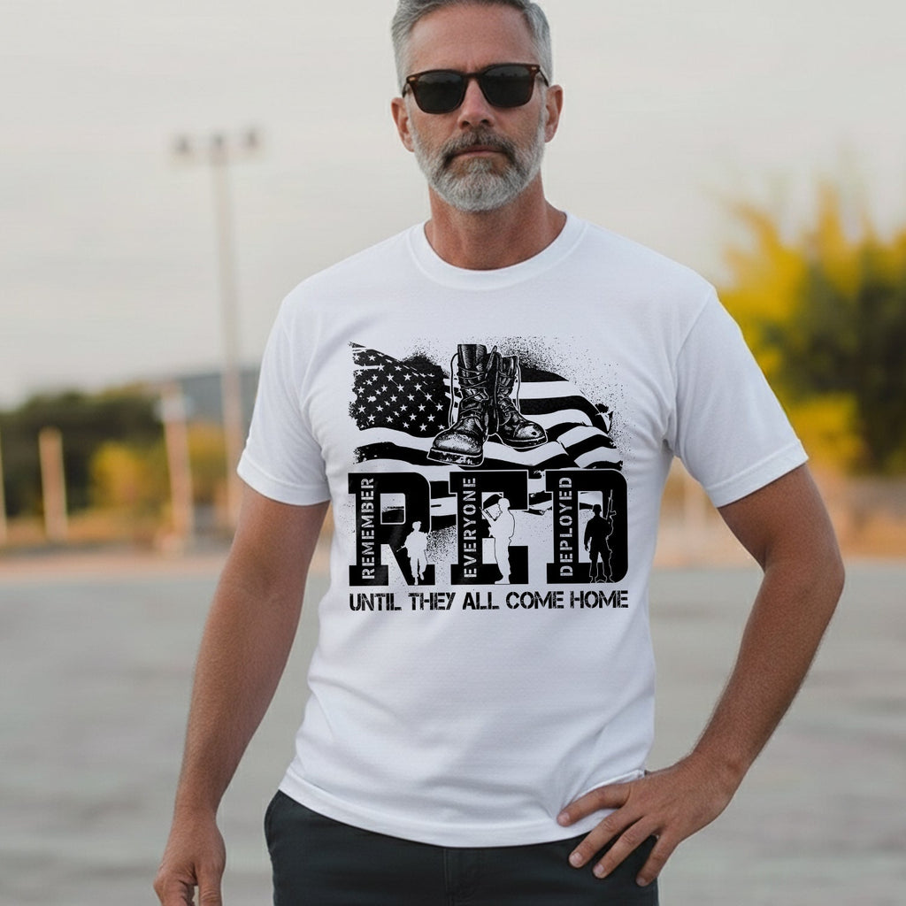 Red Friday Remember Our Deployed Heroes T-Shirt product image 4