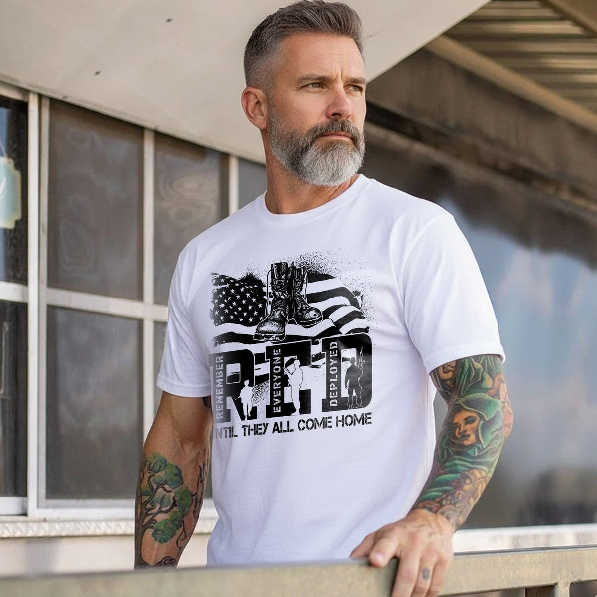 Red Friday Remember Our Deployed Heroes T-Shirt product image 5