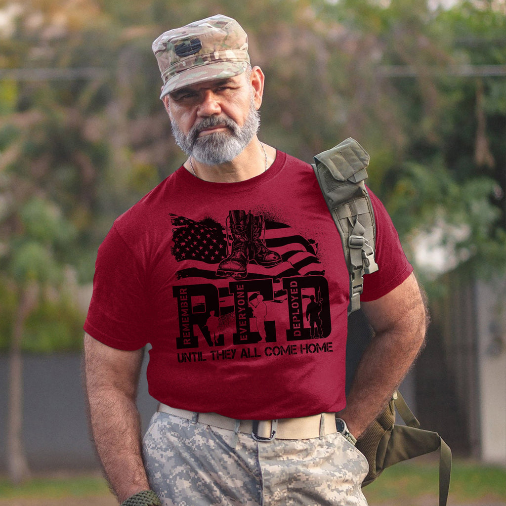 Red Friday Remember Our Deployed Heroes T-Shirt product image 6