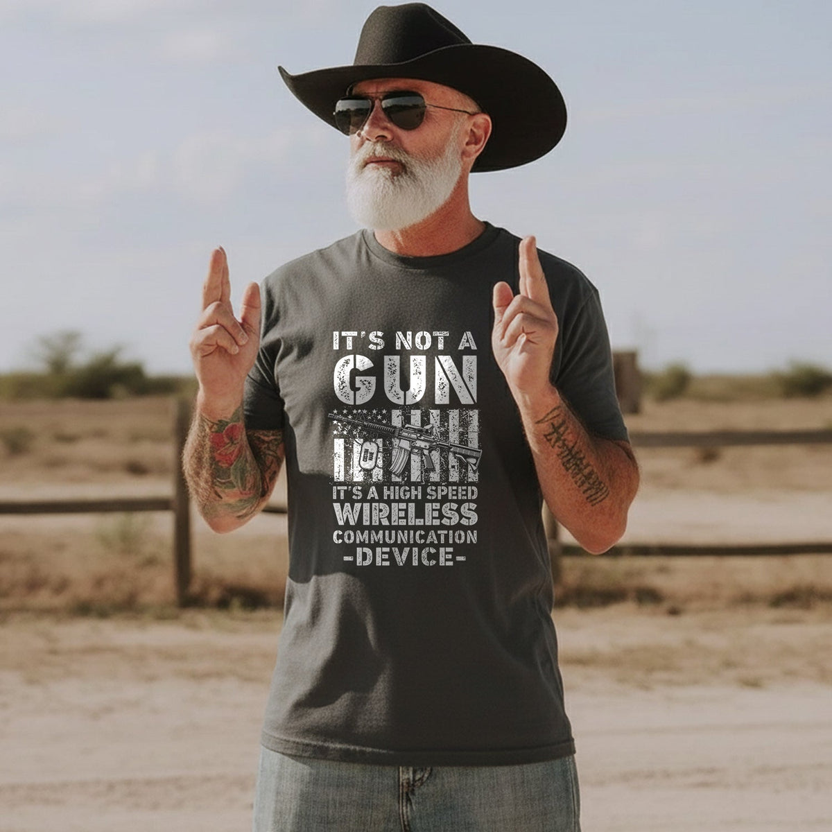 It’s Not a Gun a Wireless Device T-Shirt product image 4