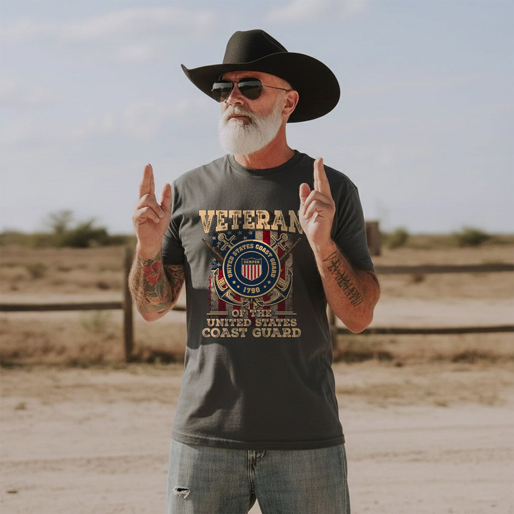 Veteran of the United States Coast Guard T-Shirt product image 4