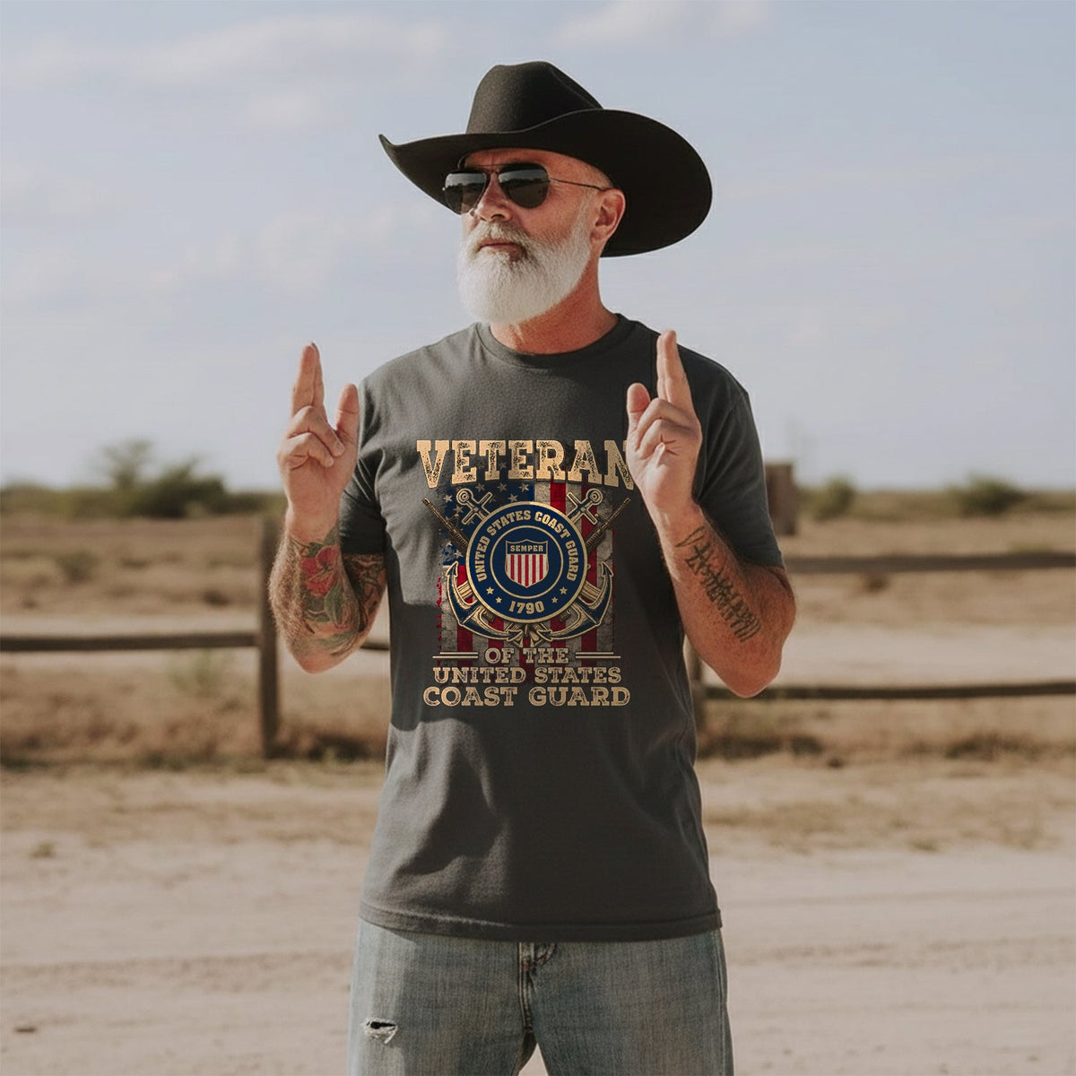 Veteran of the United States Coast Guard T-Shirt product image 4