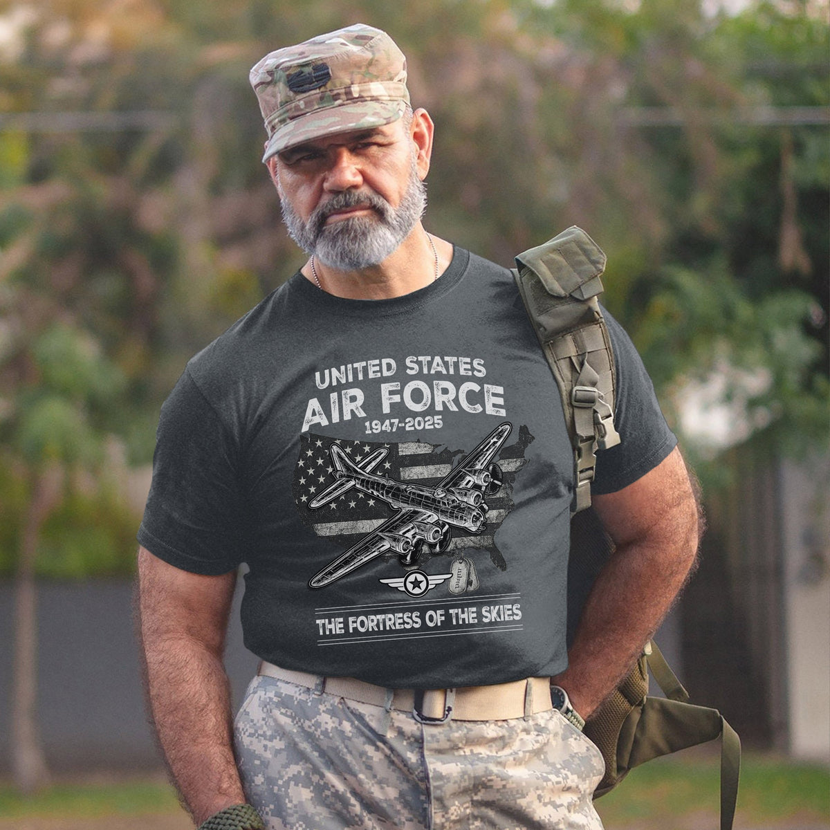 The Fortress of Skies United States T-Shirt product image 13