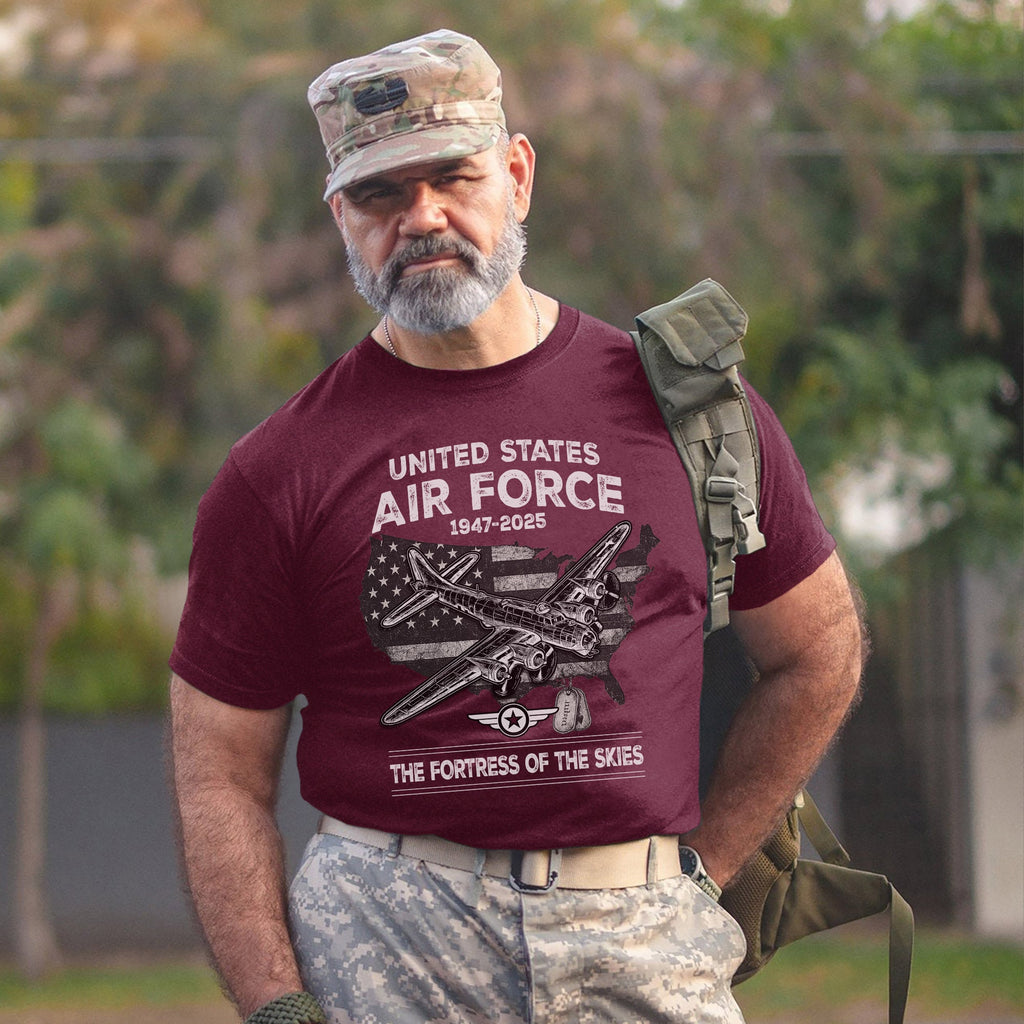 The Fortress of Skies United States T-Shirt product image 11
