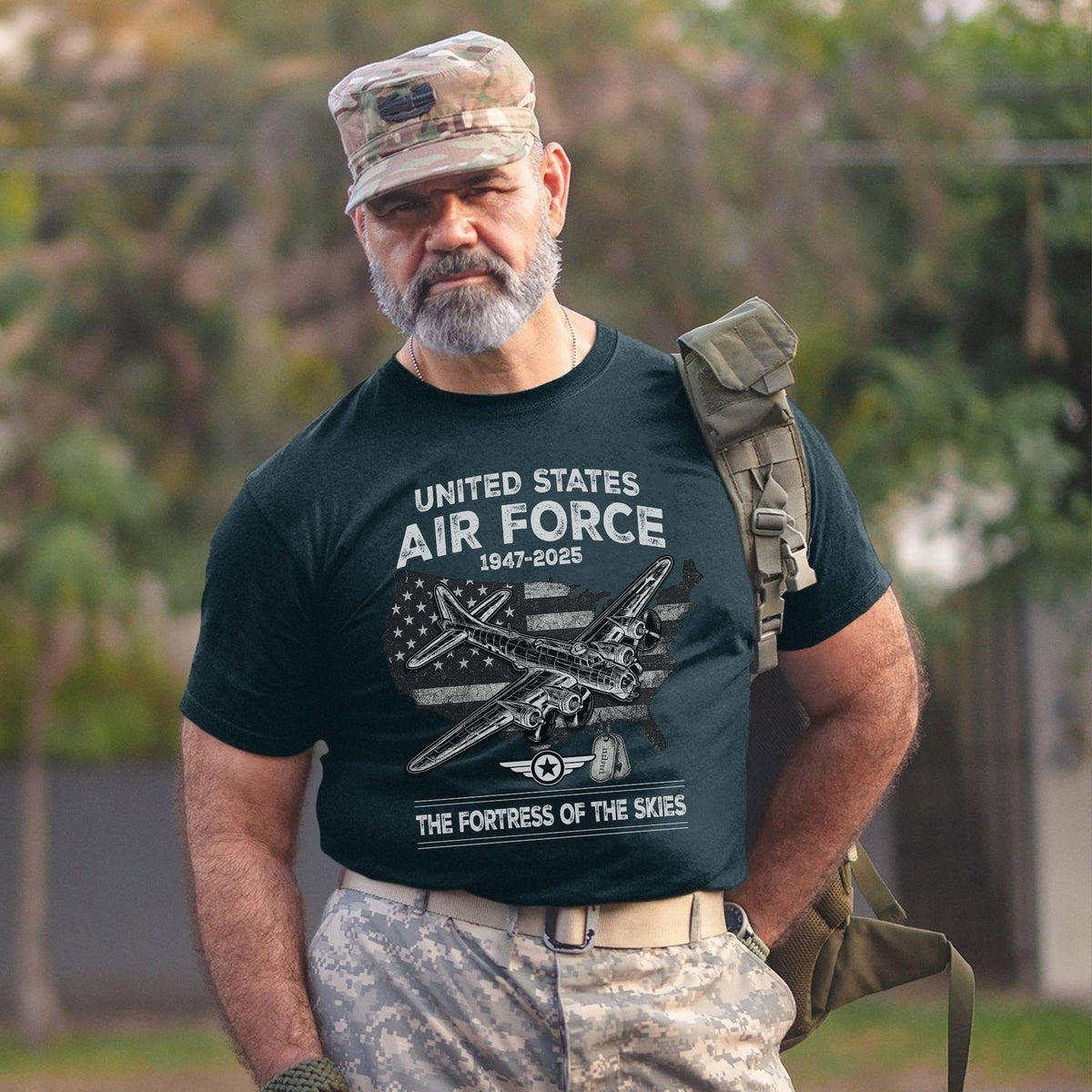 The Fortress of Skies United States T-Shirt product image 8