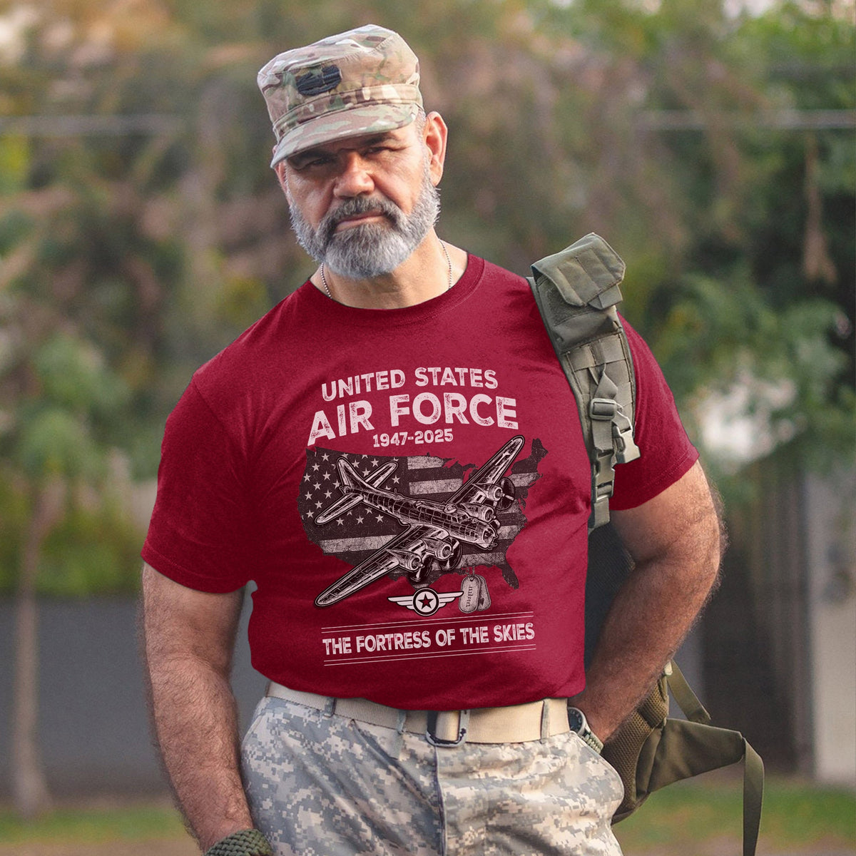 The Fortress of Skies United States T-Shirt product image 9