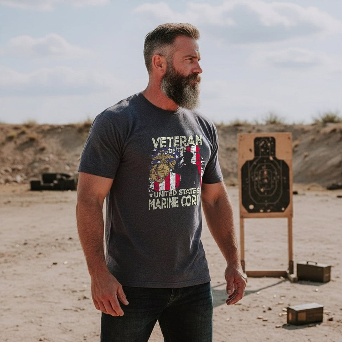 Veteran of the United States Marine Corps T-Shirt product image 3
