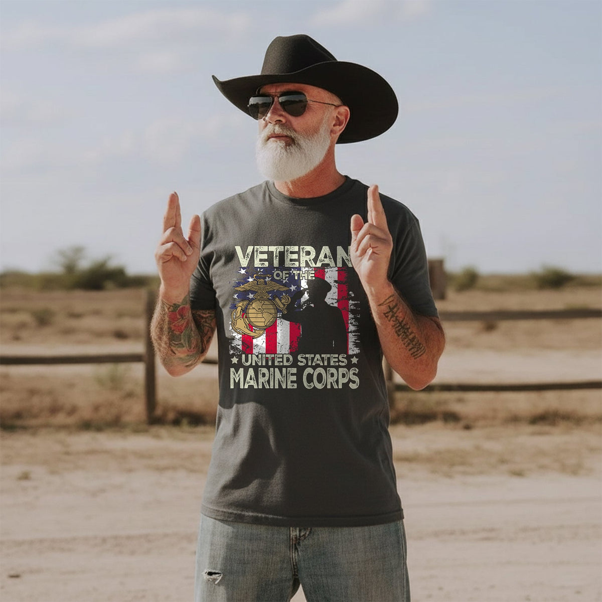 Veteran of the United States Marine Corps T-Shirt product image 4
