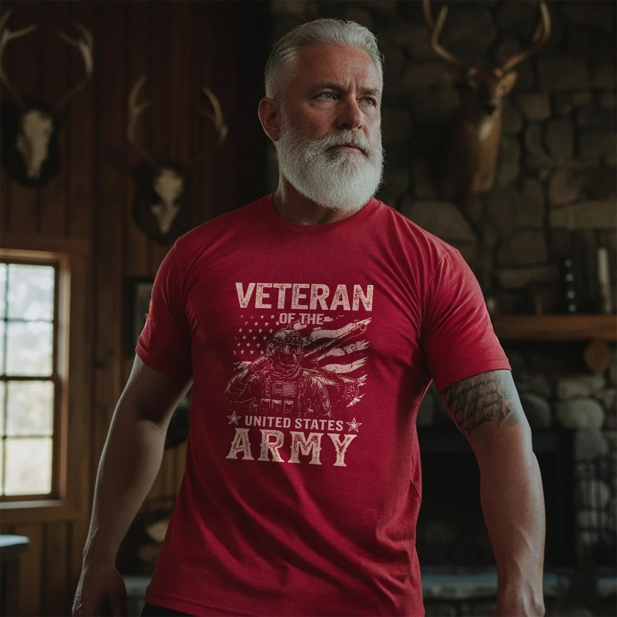 Veteran of the United States Army Proud US T-Shirt product image 2