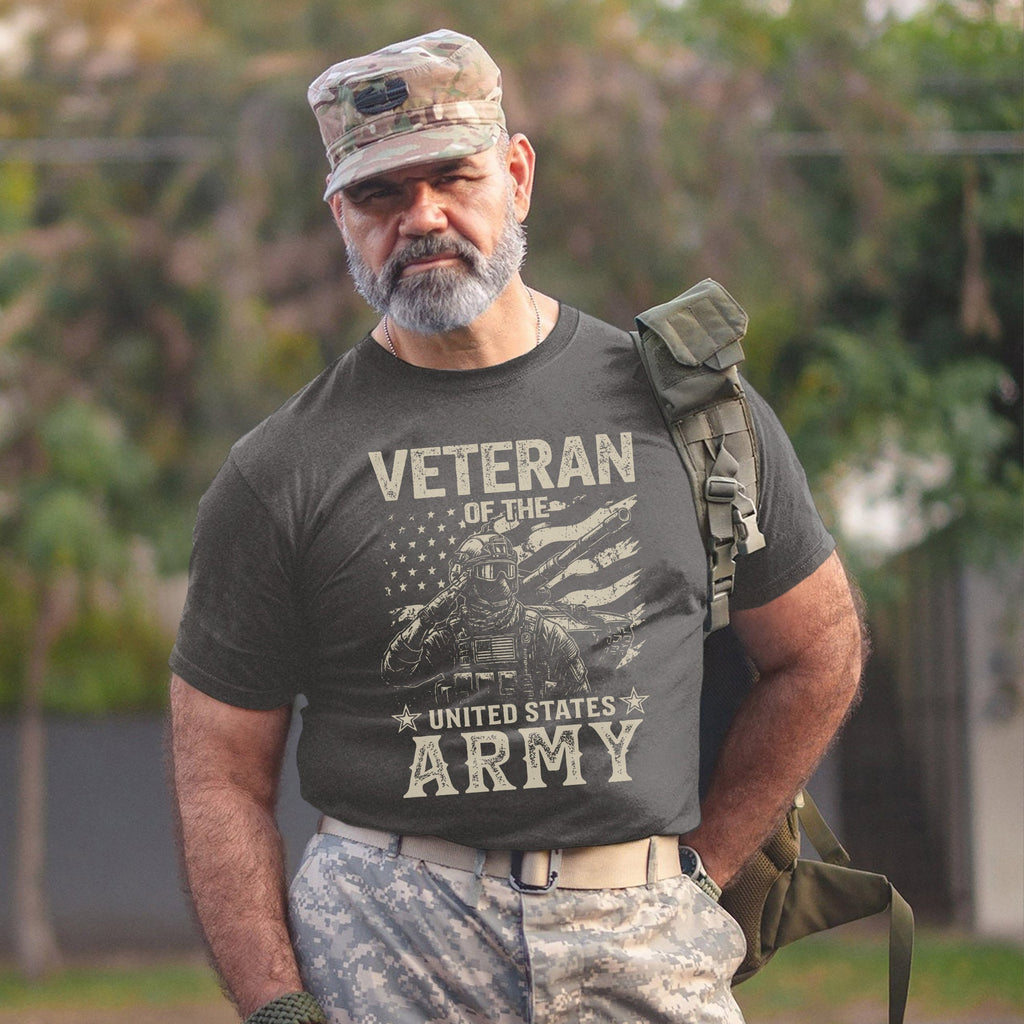 Veteran of the United States Army Proud US T-Shirt product image 15
