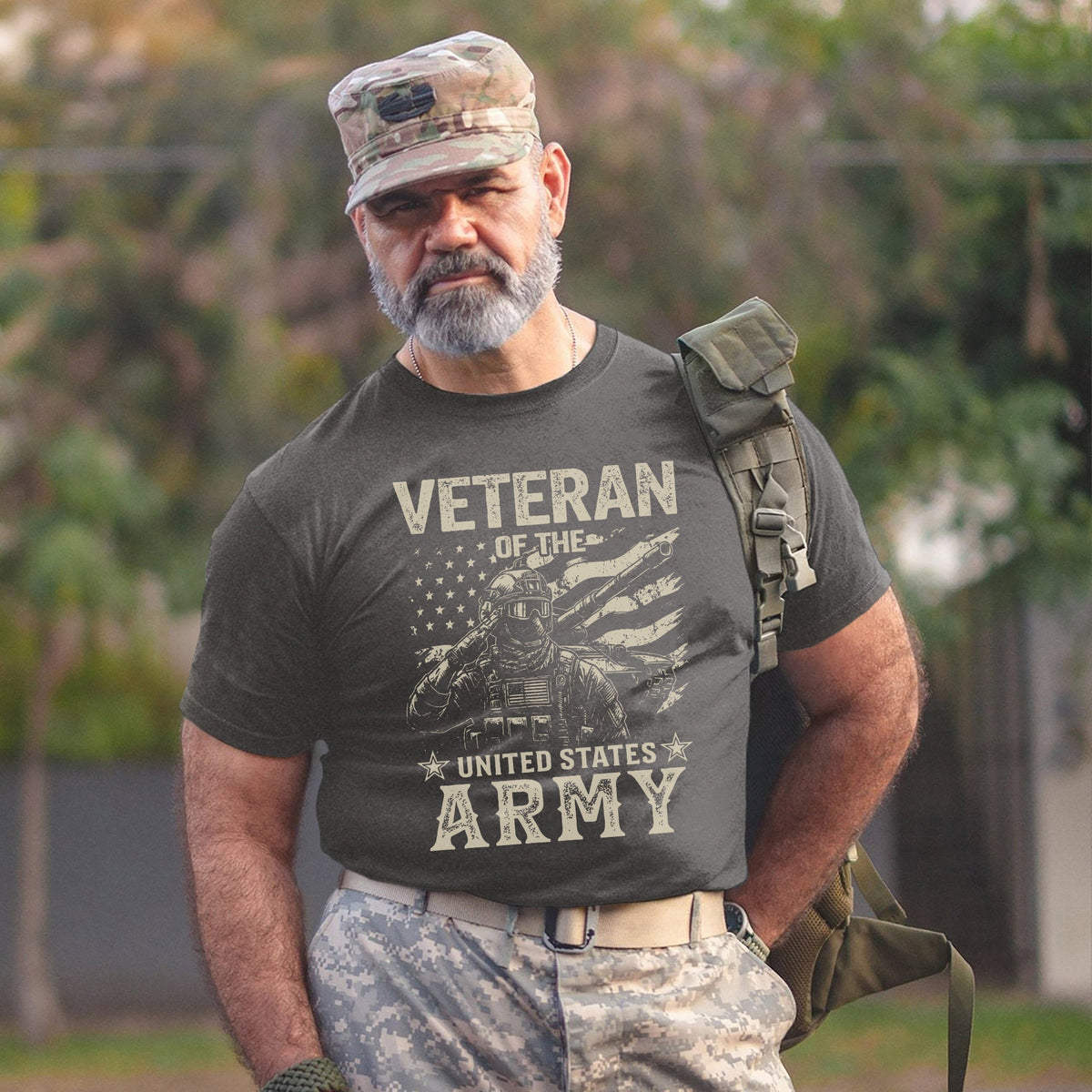 Veteran of the United States Army Proud US T-Shirt product image 15
