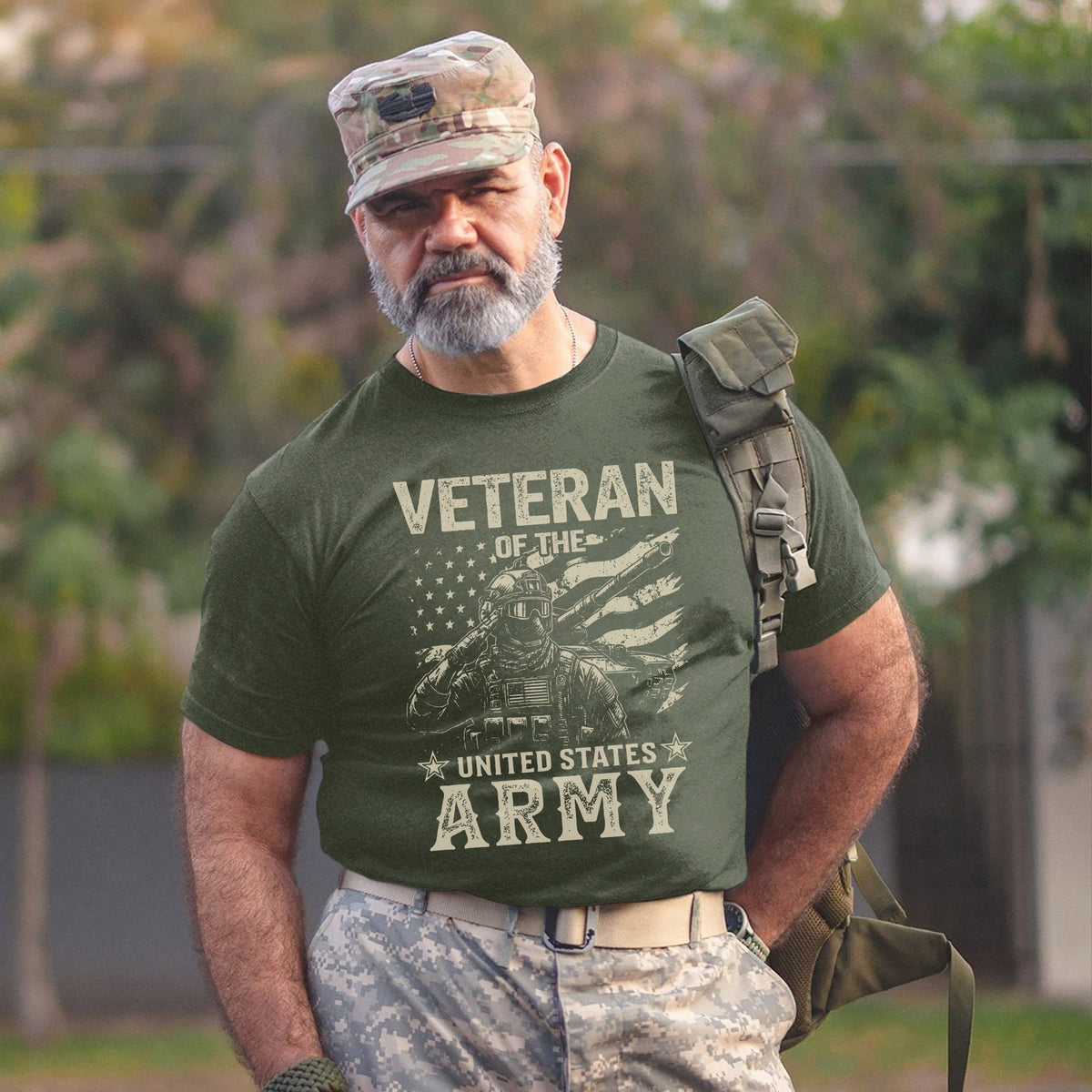 Veteran of the United States Army Proud US T-Shirt product image 6