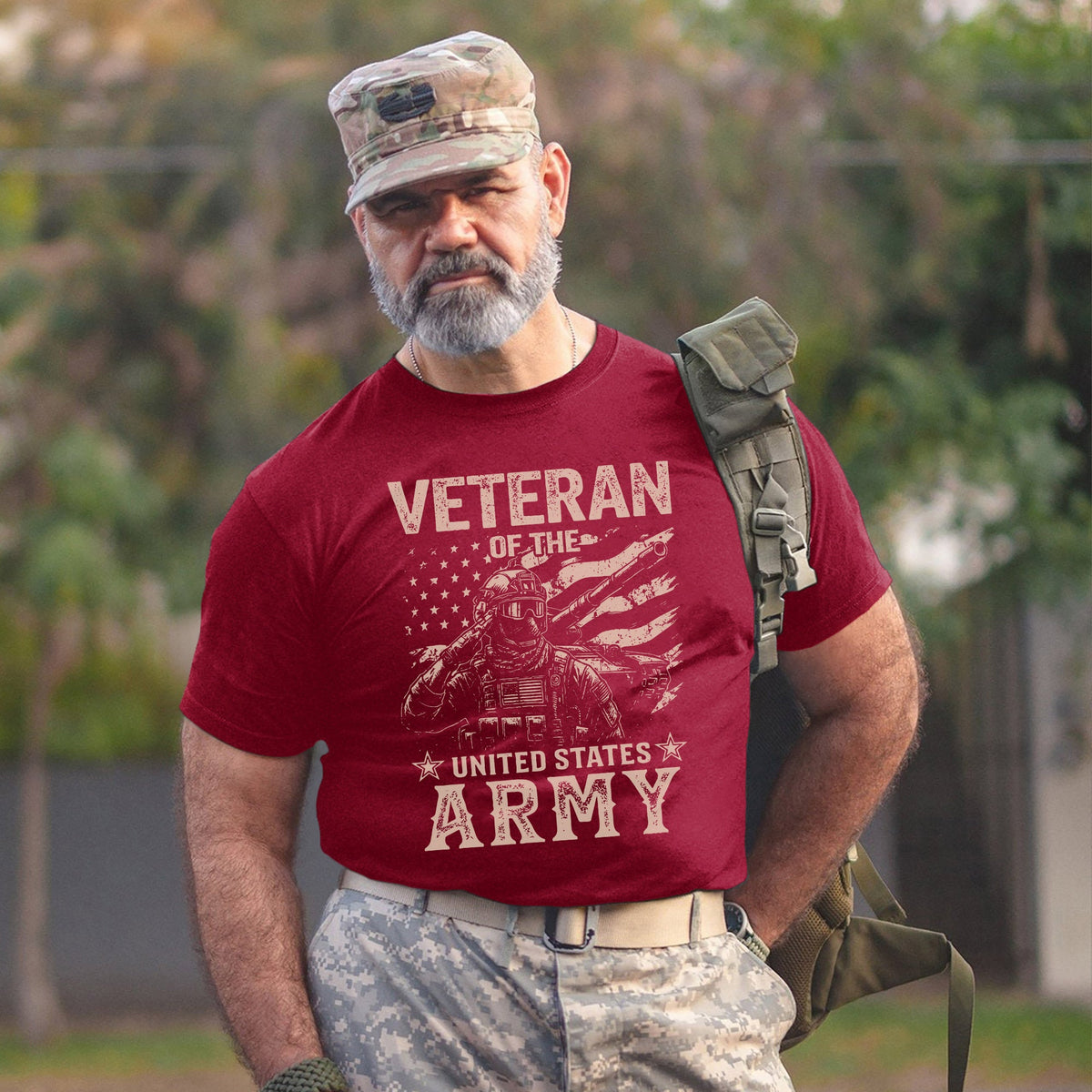 Veteran of the United States Army Proud US T-Shirt product image 9
