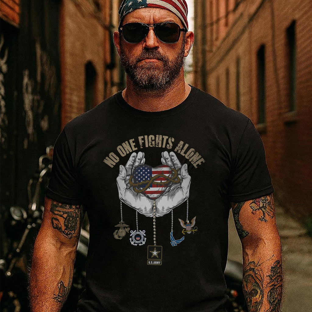 United We Stand Army Navy Air Force T-Shirt product image 8