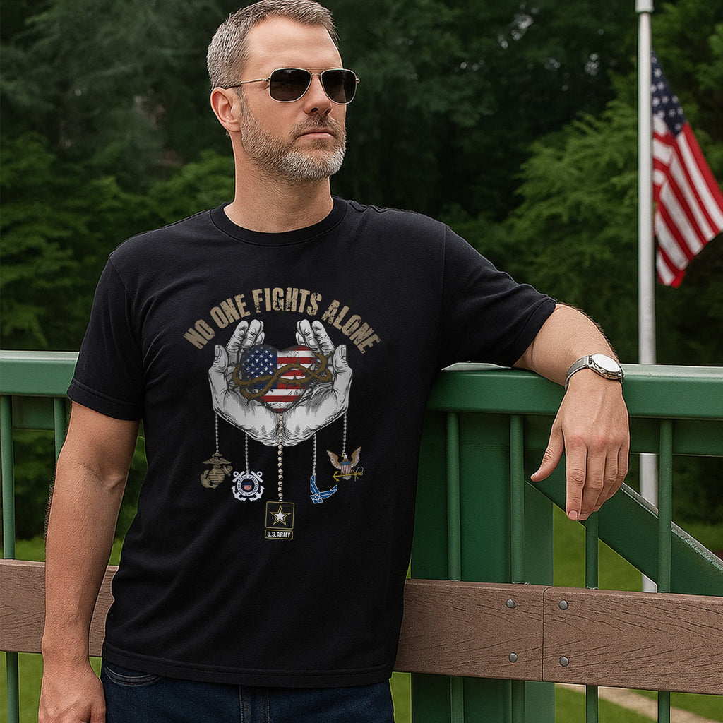 United We Stand Army Navy Air Force T-Shirt product image 9