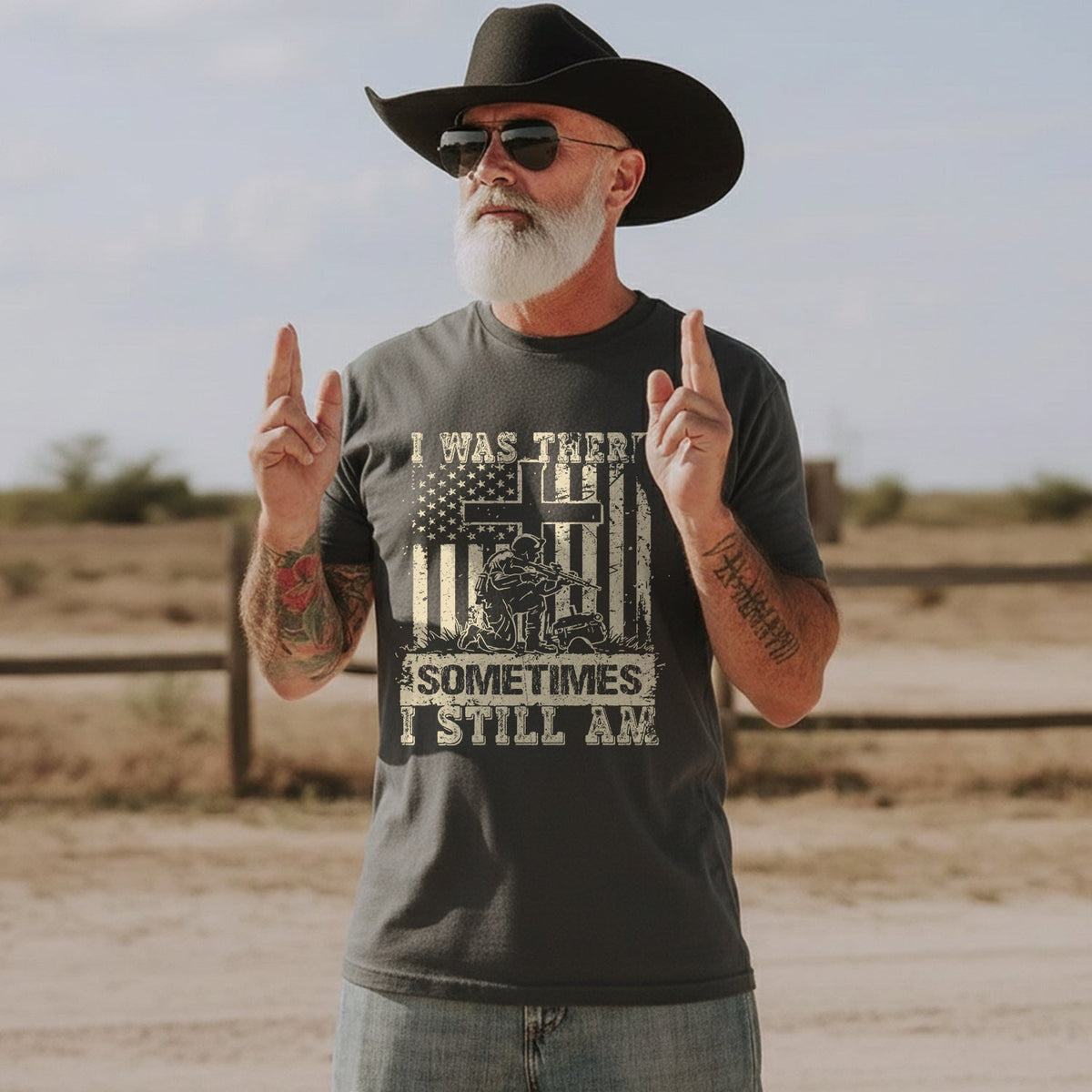I Was There Sometimes I Still Am Silent T-Shirt product image 4