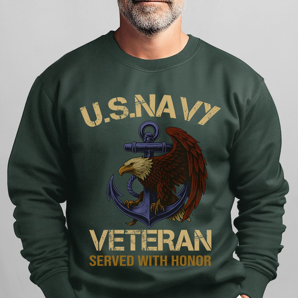 Served with Honor U.S. Navy Veteran Sweatshirt product image 6