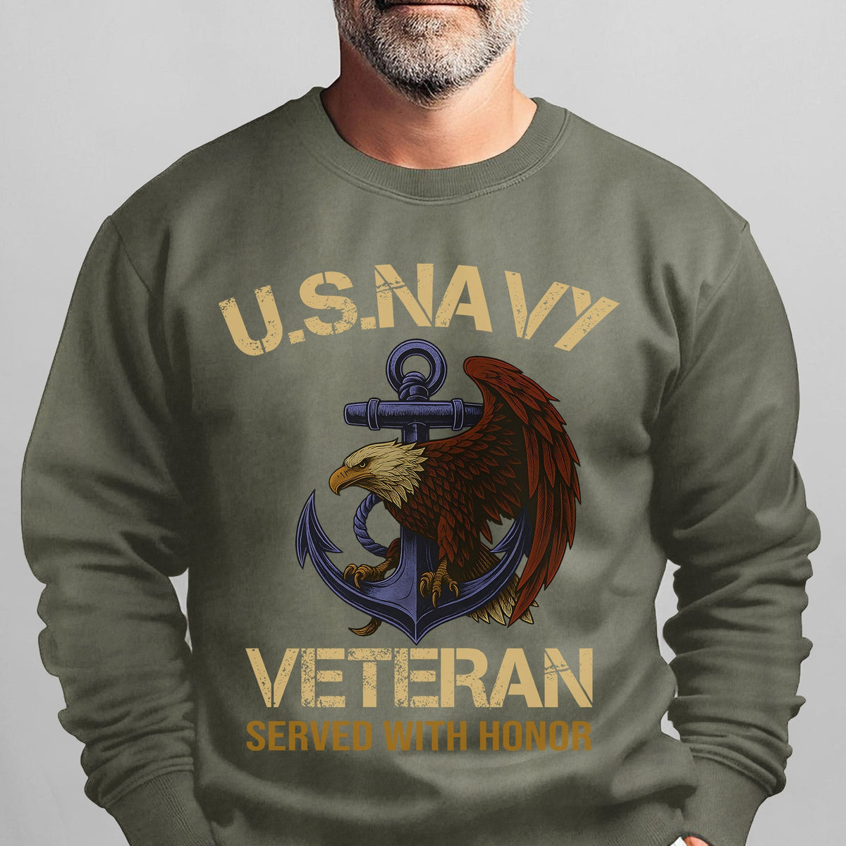 Served with Honor U.S. Navy Veteran Sweatshirt product image 15