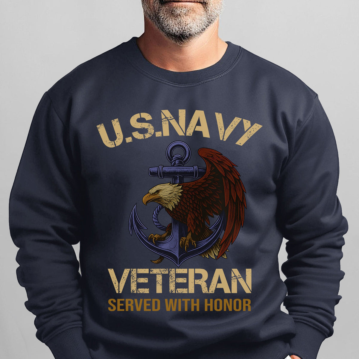 Served with Honor U.S. Navy Veteran Sweatshirt product image 13