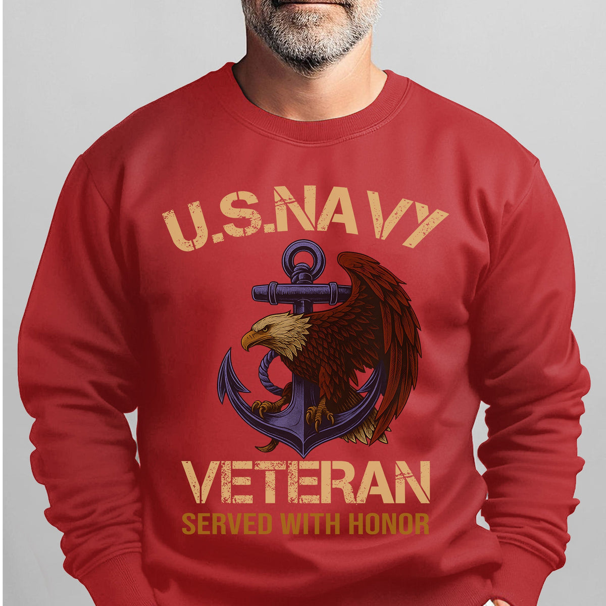 Served with Honor U.S. Navy Veteran Sweatshirt product image 7