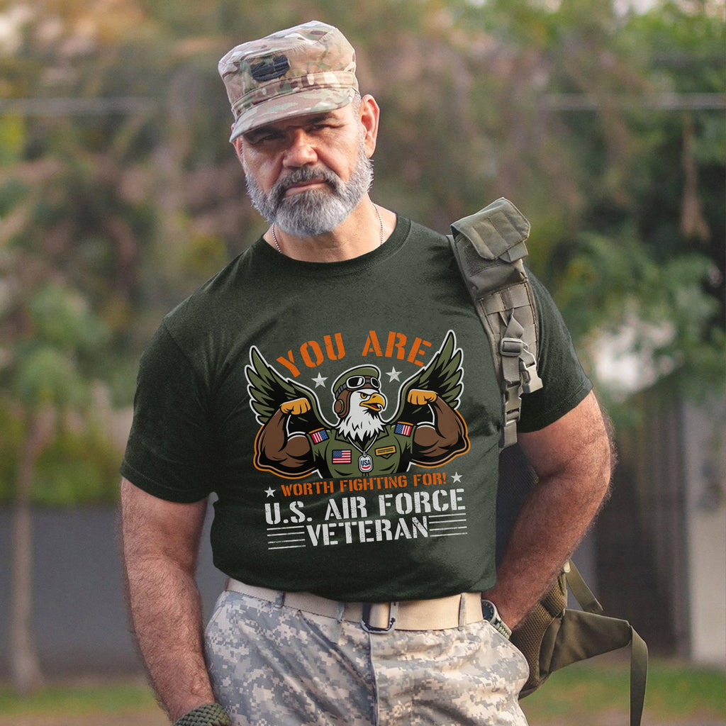 You Are Worth Fighting For U.S. Air Force T-Shirt product image 11