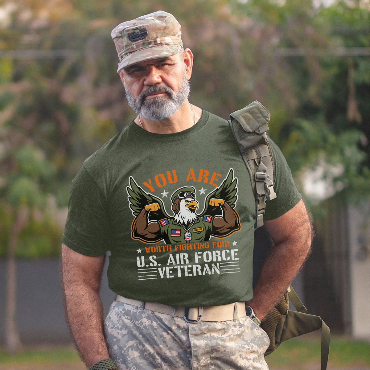 You Are Worth Fighting For U.S. Air Force T-Shirt product image 10