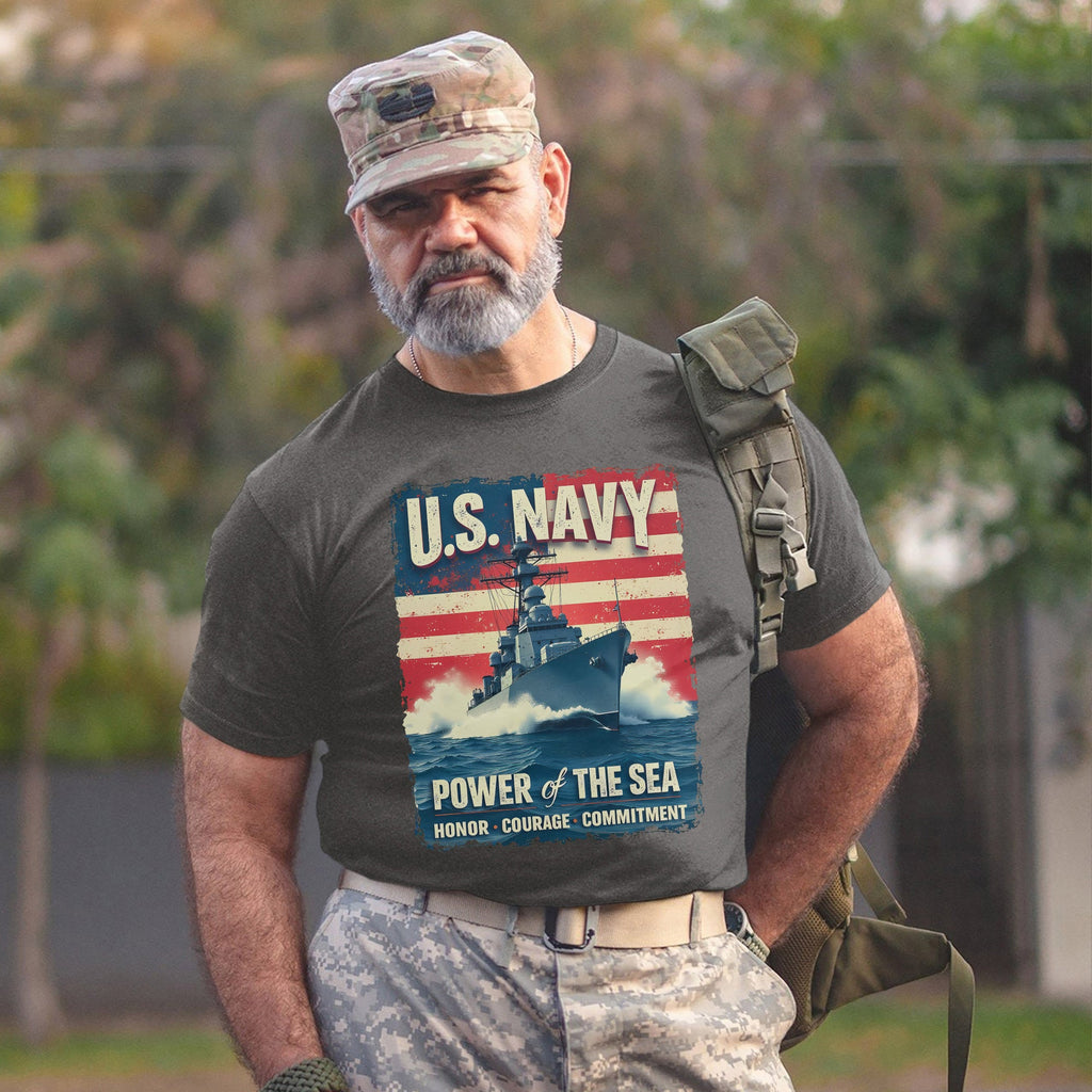 U.S. Navy Power of the Sea Driven by Honor T-Shirt product image 15